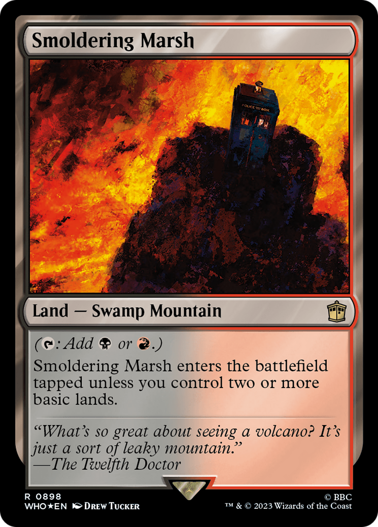 Smoldering Marsh (Surge Foil) [Doctor Who] | Shuffle n Cut Hobbies & Games