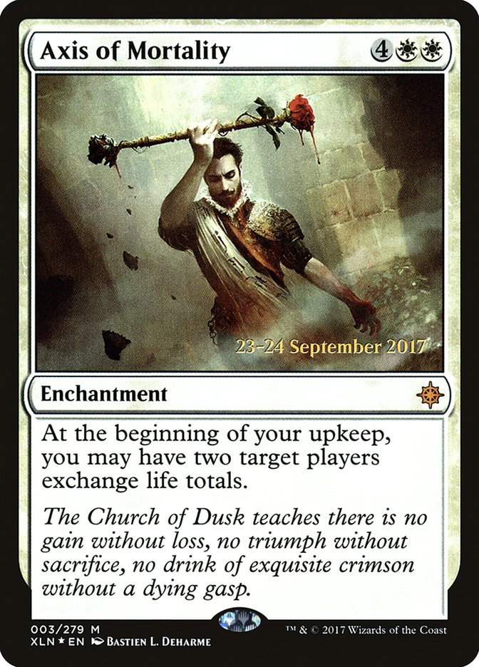 Axis of Mortality [Ixalan Prerelease Promos] | Shuffle n Cut Hobbies & Games