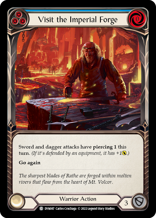 Visit the Imperial Forge (Blue) [DYN087] (Dynasty) | Shuffle n Cut Hobbies & Games