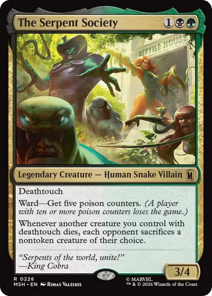 The Serpent Society [Marvel Super Heroes] | Shuffle n Cut Hobbies & Games