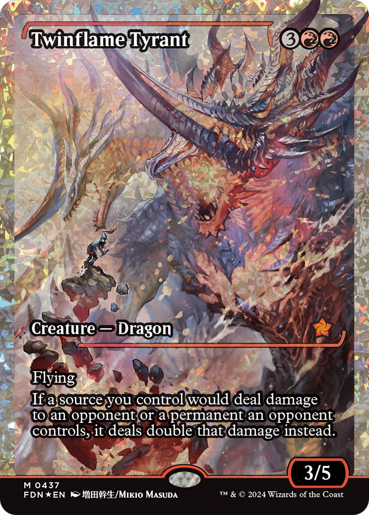 Twinflame Tyrant (Fracture Foil) [Foundations] | Shuffle n Cut Hobbies & Games