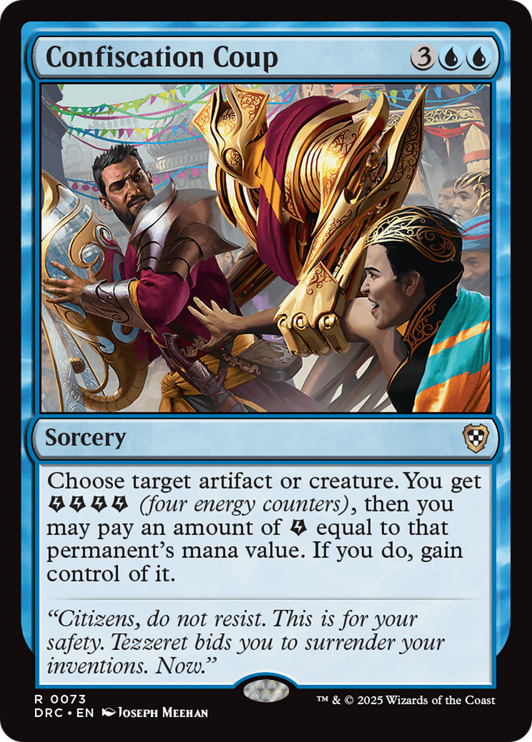 Confiscation Coup [Aetherdrift Commander] | Shuffle n Cut Hobbies & Games
