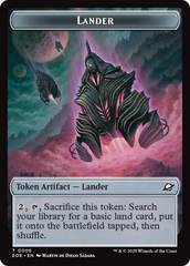 Drone // Lander (0006) Doubled-Sided Token [Edge of Eternities Tokens] | Shuffle n Cut Hobbies & Games