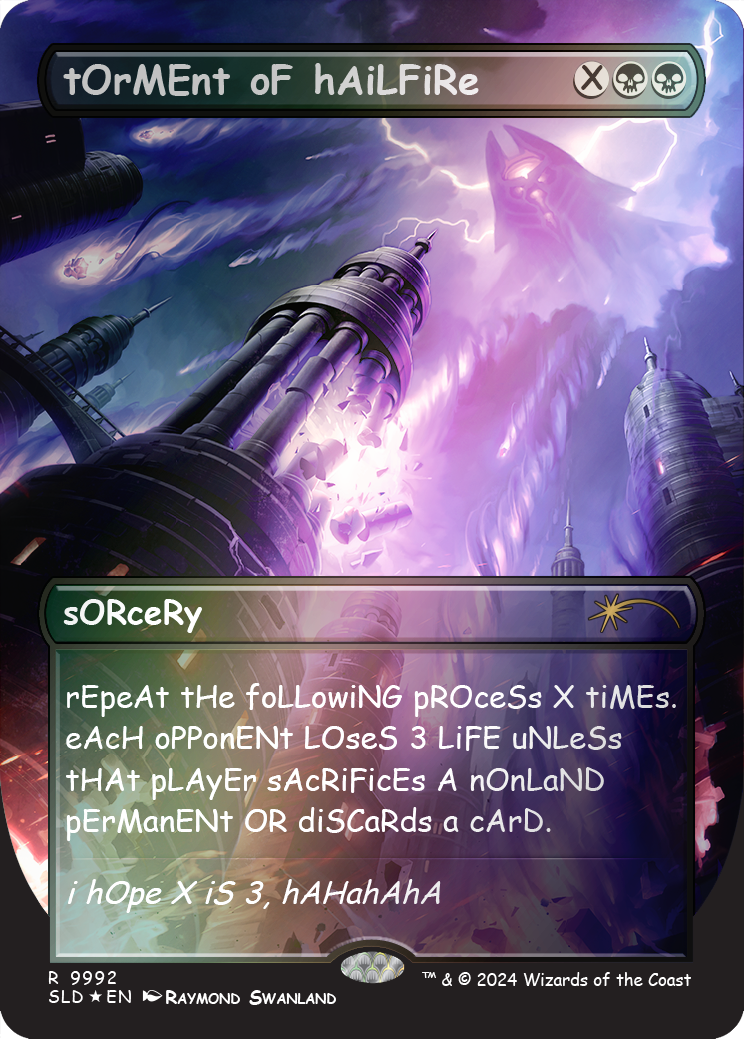 tOrMEnt oF hAiLFiRe (Rainbow Foil) [Secret Lair Drop Series] | Shuffle n Cut Hobbies & Games
