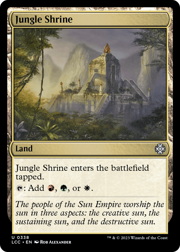 Jungle Shrine [The Lost Caverns of Ixalan Commander] | Shuffle n Cut Hobbies & Games