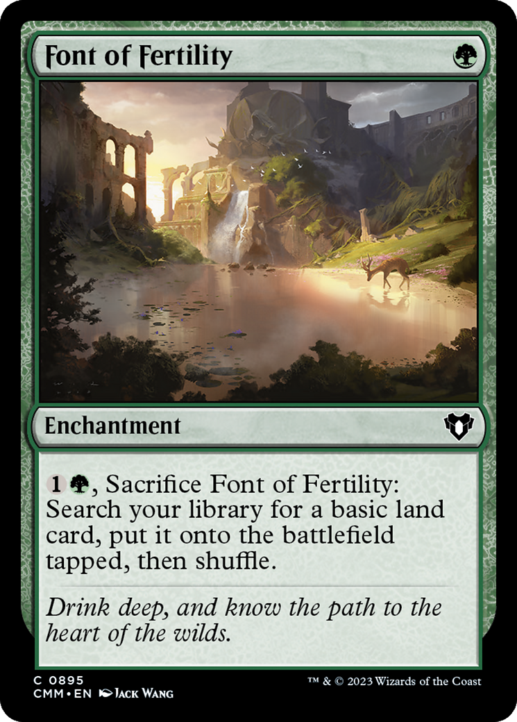 Font of Fertility [Commander Masters] | Shuffle n Cut Hobbies & Games