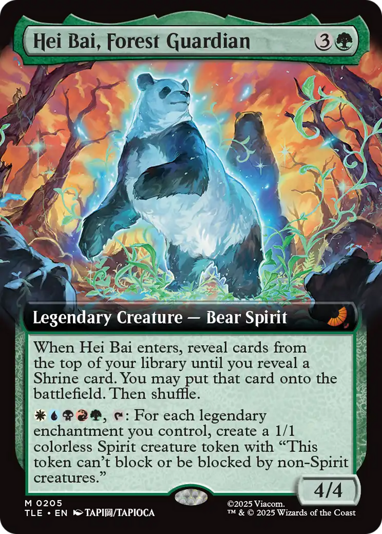 Hei Bai, Forest Guardian (Extended Art) [Avatar: The Last Airbender: Eternal-Legal] | Shuffle n Cut Hobbies & Games