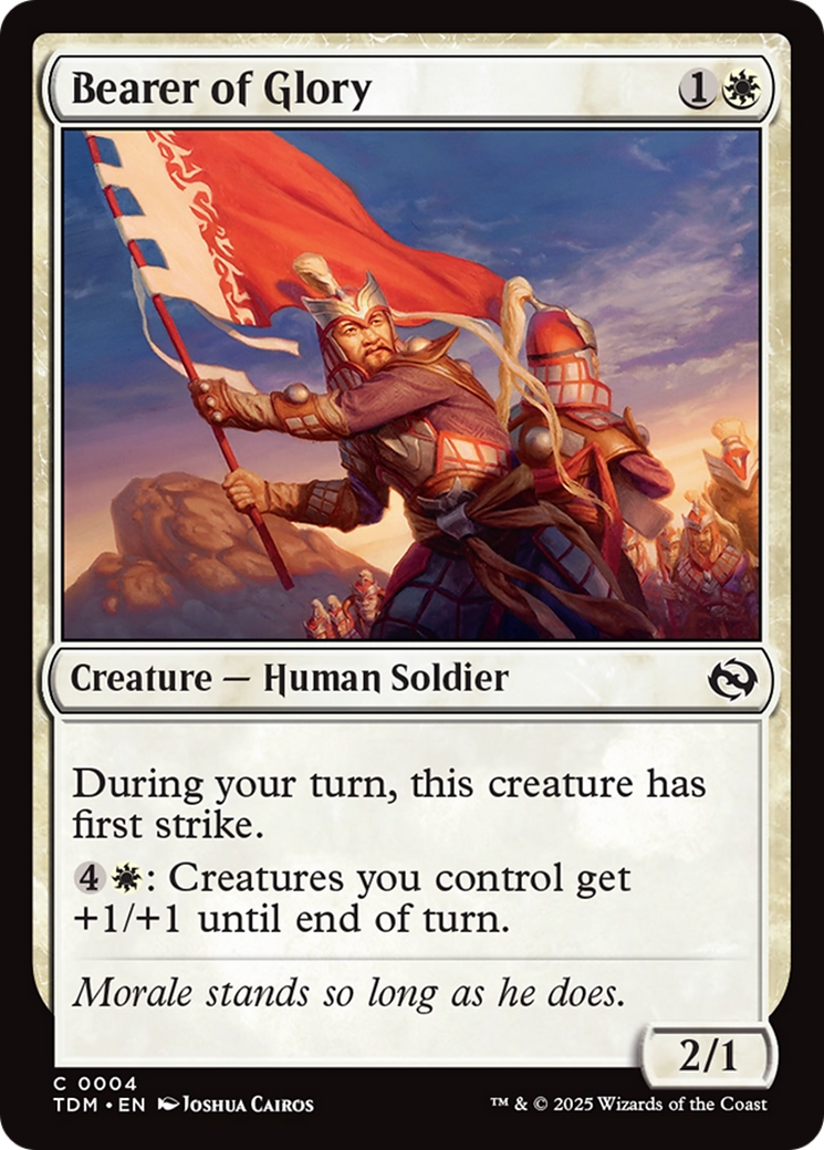 Bearer of Glory [Tarkir: Dragonstorm] | Shuffle n Cut Hobbies & Games