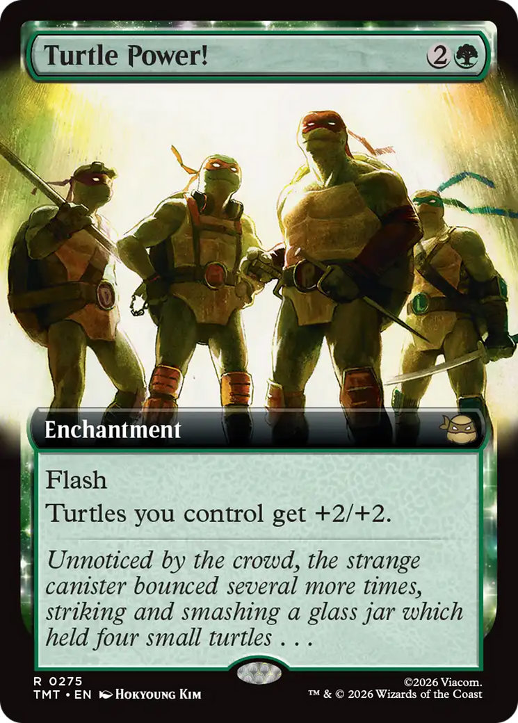 Turtle Power! (Extended Art) [Teenage Mutant Ninja Turtles] | Shuffle n Cut Hobbies & Games