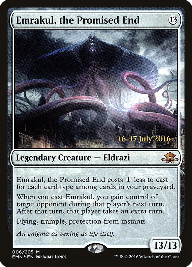 Emrakul, the Promised End [Eldritch Moon Prerelease Promos] | Shuffle n Cut Hobbies & Games