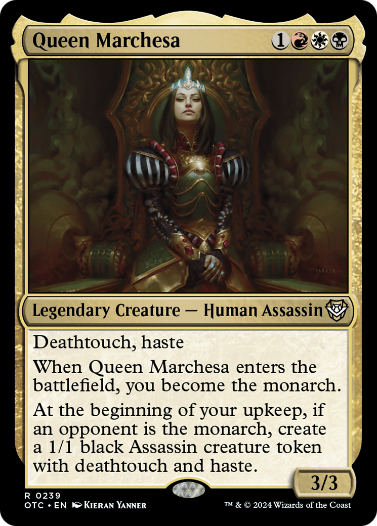 Queen Marchesa [Outlaws of Thunder Junction Commander] | Shuffle n Cut Hobbies & Games