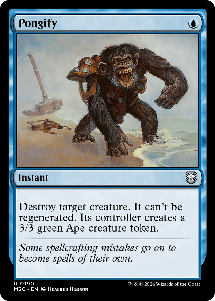 Pongify (Ripple Foil) [Modern Horizons 3 Commander] | Shuffle n Cut Hobbies & Games