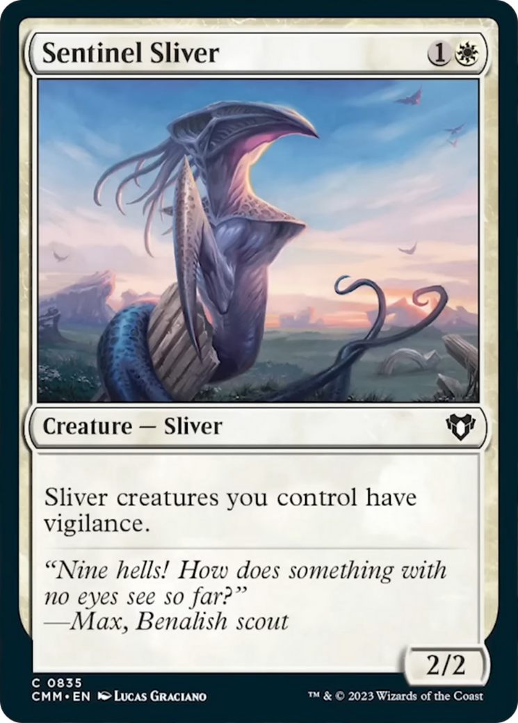 Sentinel Sliver [Commander Masters] | Shuffle n Cut Hobbies & Games