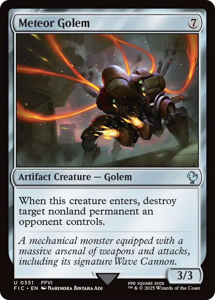 Meteor Golem [FINAL FANTASY Commander] | Shuffle n Cut Hobbies & Games