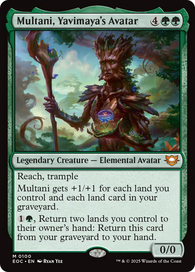 Multani, Yavimaya's Avatar [Edge of Eternities Commander] | Shuffle n Cut Hobbies & Games