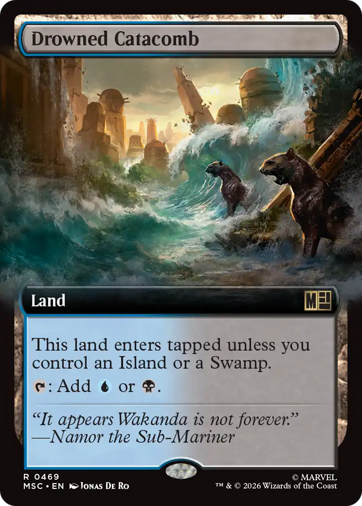 Drowned Catacomb (Extended Art) [Marvel Super Heroes Commander] | Shuffle n Cut Hobbies & Games