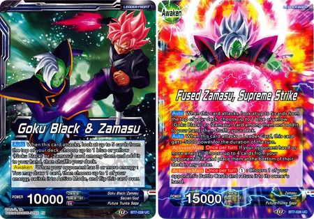 Goku Black & Zamasu // Fused Zamasu, Supreme Strike (BT7-026) [Assault of the Saiyans] | Shuffle n Cut Hobbies & Games