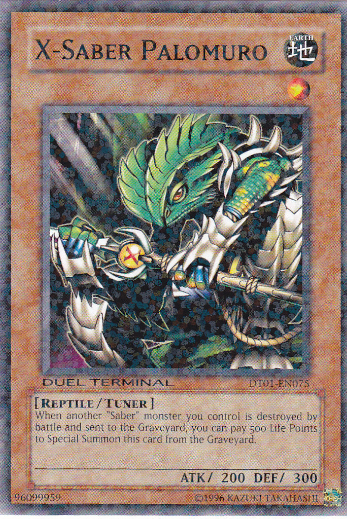 X-Saber Palomuro [DT01-EN075] Common | Shuffle n Cut Hobbies & Games