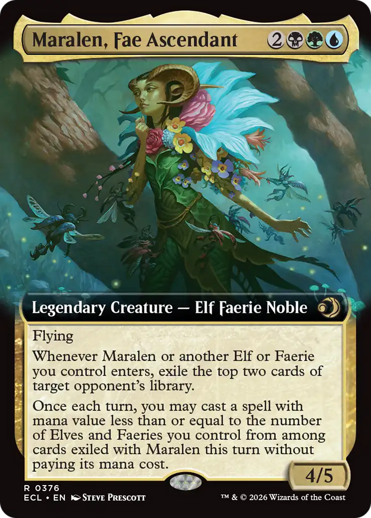 Maralen, Fae Ascendant (Extended Art) [Lorwyn Eclipsed] | Shuffle n Cut Hobbies & Games
