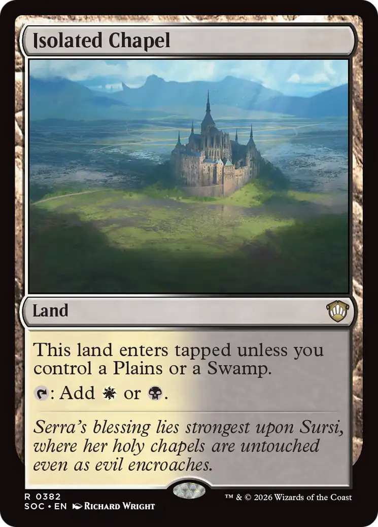 Isolated Chapel [Secrets of Strixhaven Commander] | Shuffle n Cut Hobbies & Games