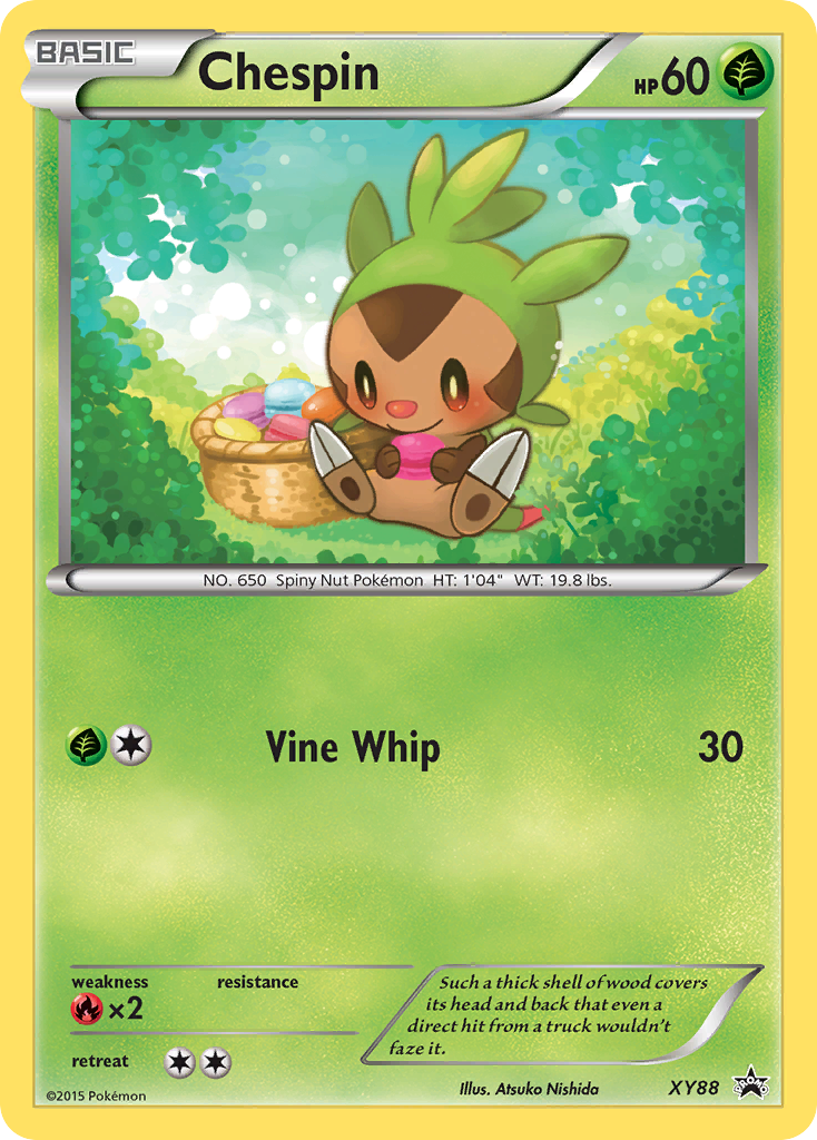 Chespin (XY88) (Collector Chest) [XY: Black Star Promos] | Shuffle n Cut Hobbies & Games