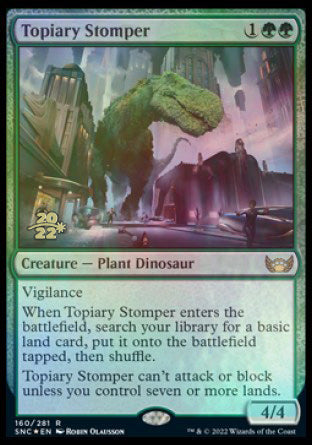 Topiary Stomper [Streets of New Capenna Prerelease Promos] | Shuffle n Cut Hobbies & Games