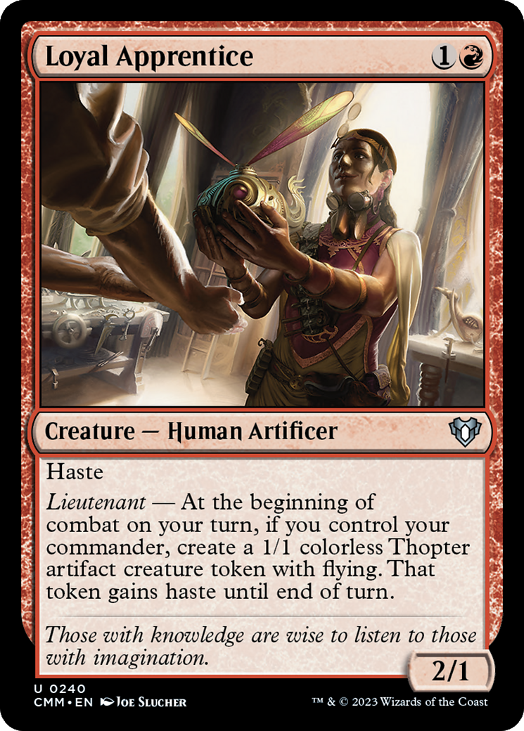 Loyal Apprentice [Commander Masters] | Shuffle n Cut Hobbies & Games