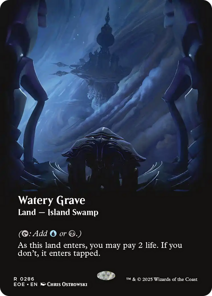 Watery Grave (Borderless) [Edge of Eternities] | Shuffle n Cut Hobbies & Games