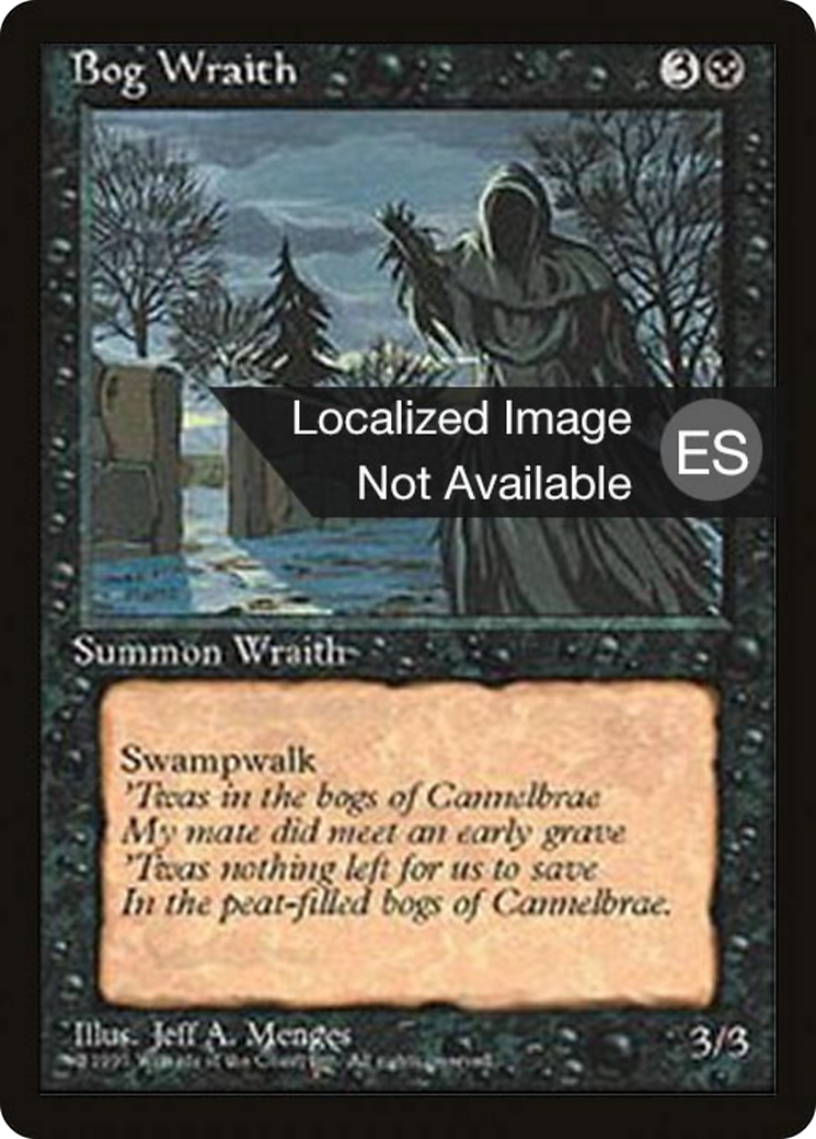 Bog Wraith [Fourth Edition Foreign Black Border] | Shuffle n Cut Hobbies & Games