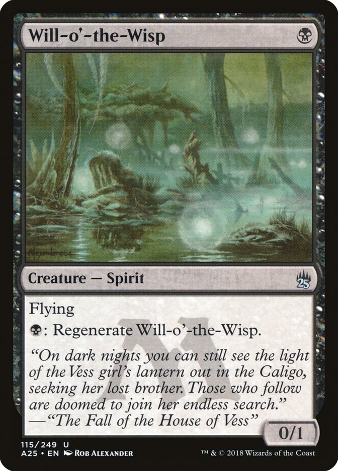 Will-o'-the-Wisp [Masters 25] | Shuffle n Cut Hobbies & Games