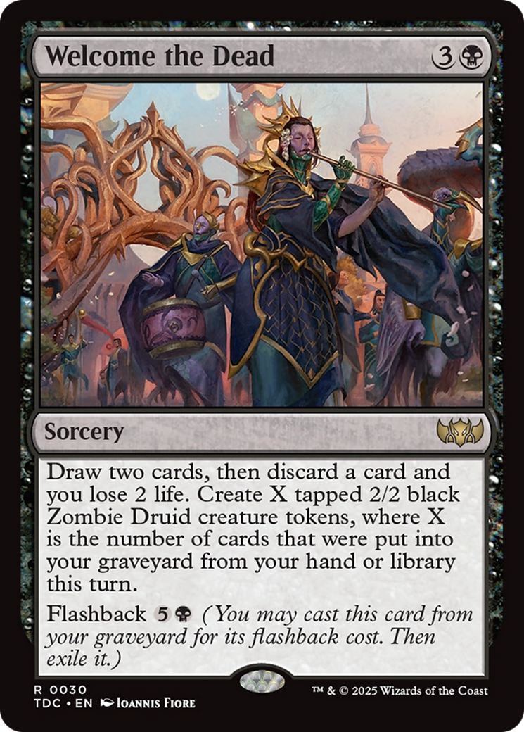 Welcome the Dead [Tarkir: Dragonstorm Commander] | Shuffle n Cut Hobbies & Games