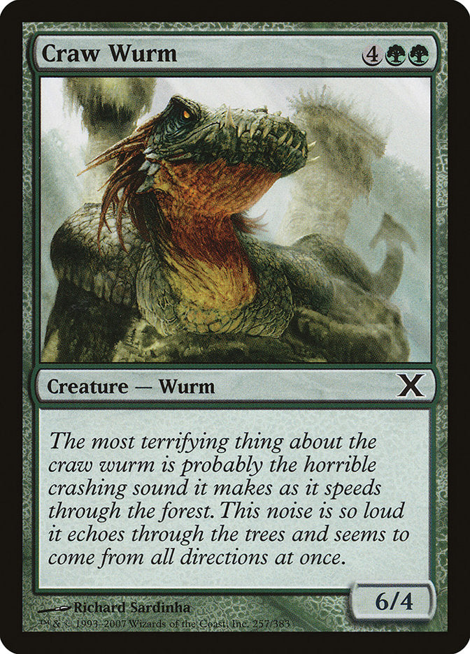 Craw Wurm [Tenth Edition] | Shuffle n Cut Hobbies & Games