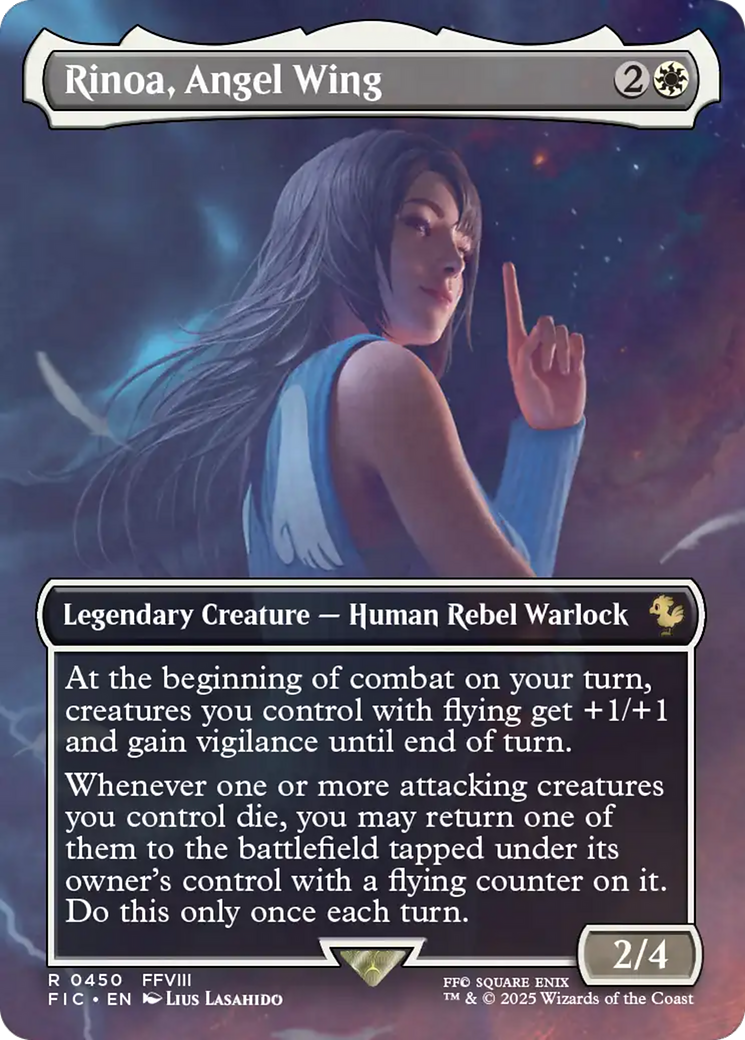 Rinoa, Angel Wing (Borderless) [FINAL FANTASY Commander] | Shuffle n Cut Hobbies & Games