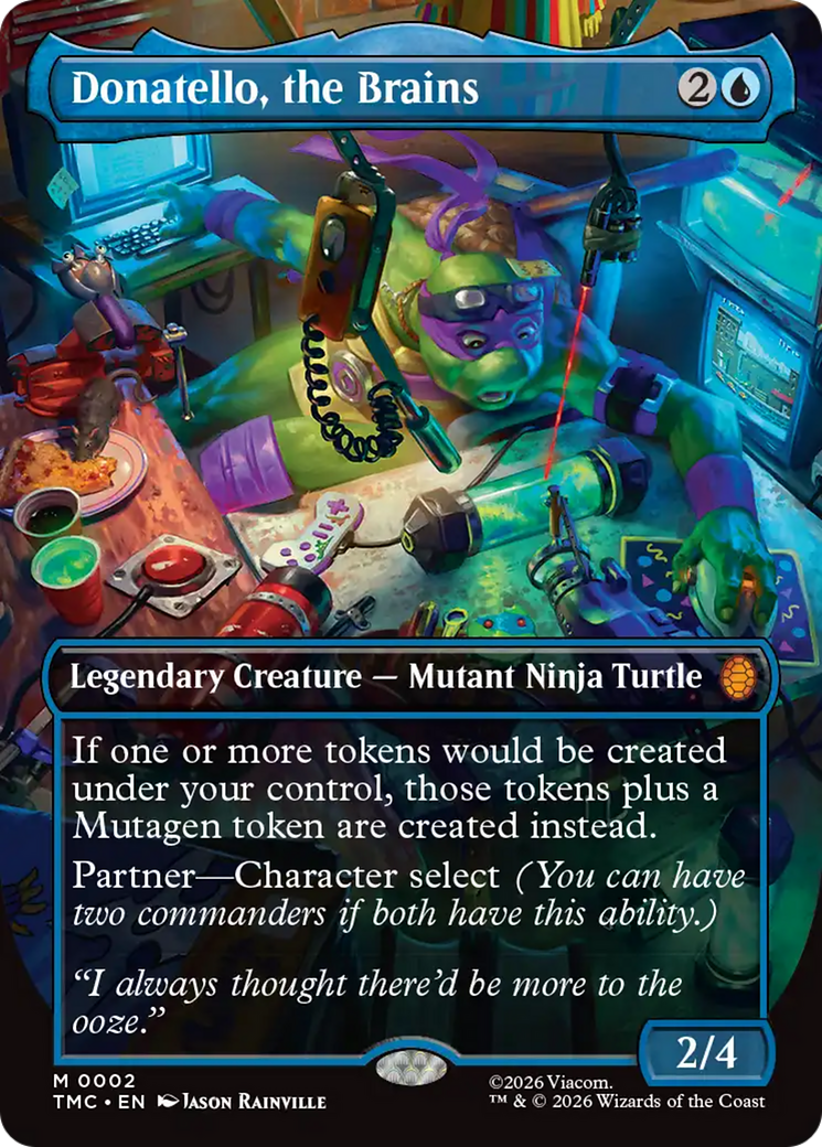 Donatello, the Brains (Borderless) [Teenage Mutant Ninja Turtles Commander] | Shuffle n Cut Hobbies & Games