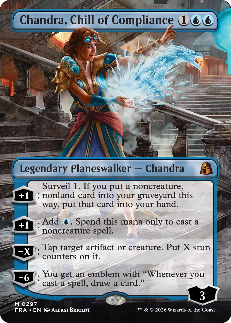 Chandra, Chill of Compliance (Borderless) [Reality Fracture] | Shuffle n Cut Hobbies & Games