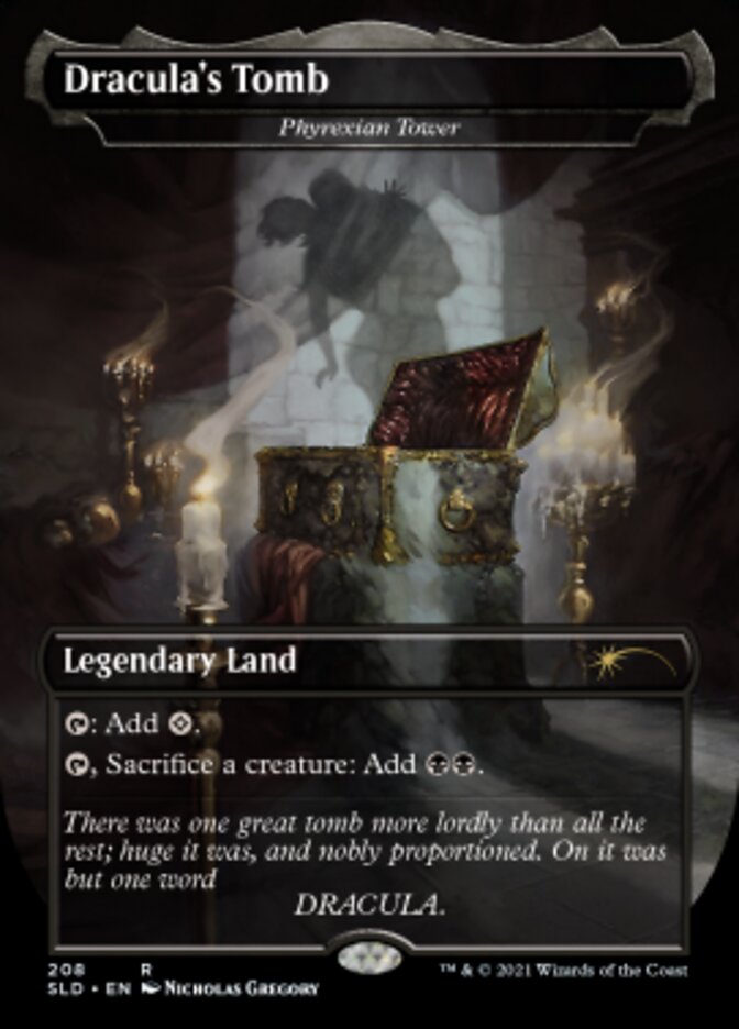 Phyrexian Tower - Dracula's Tomb [Secret Lair Drop Series] | Shuffle n Cut Hobbies & Games
