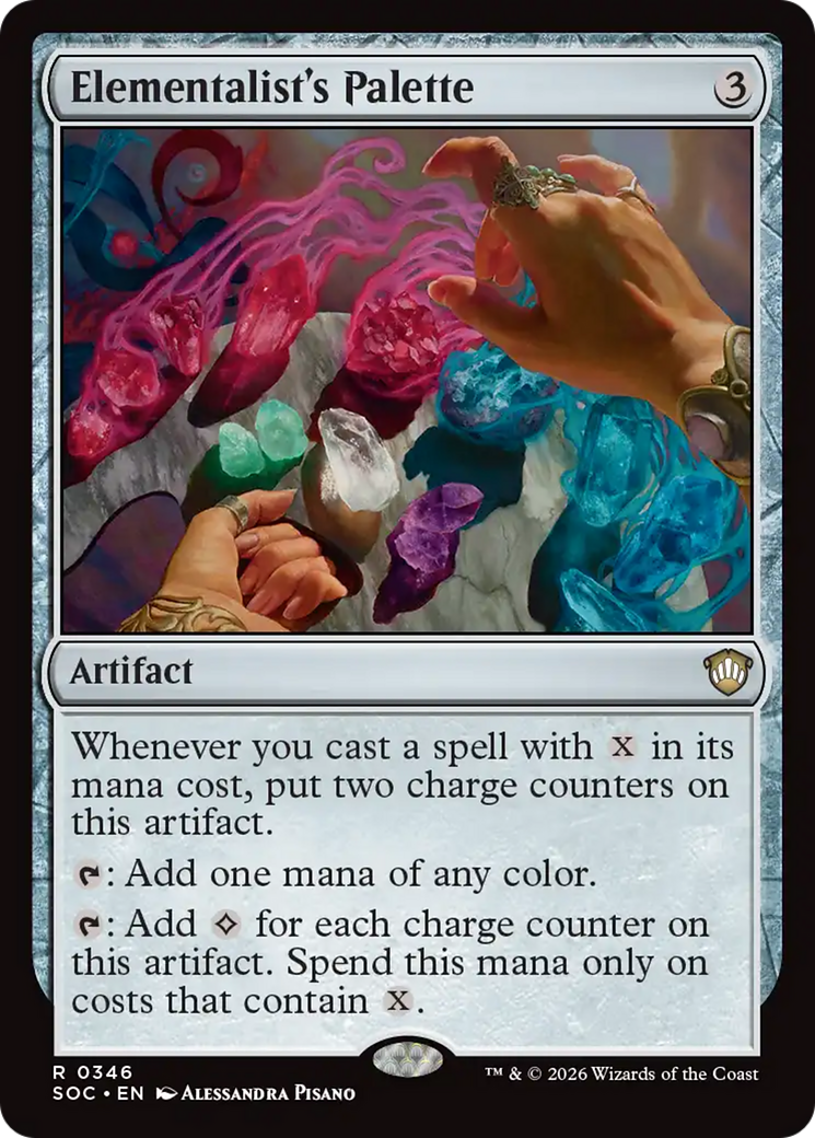 Elementalist's Palette [Secrets of Strixhaven Commander] | Shuffle n Cut Hobbies & Games