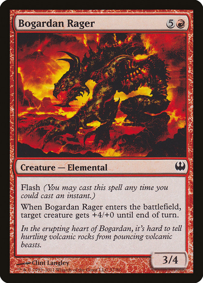 Bogardan Rager [Duel Decks: Knights vs. Dragons] | Shuffle n Cut Hobbies & Games