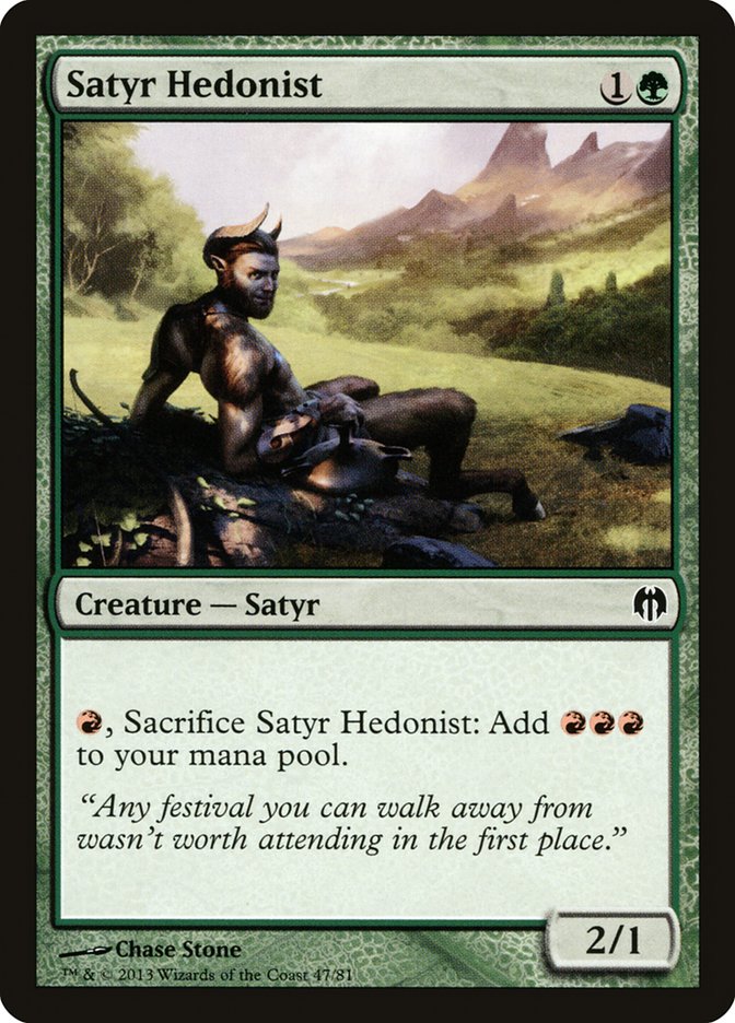 Satyr Hedonist [Duel Decks: Heroes vs. Monsters] | Shuffle n Cut Hobbies & Games