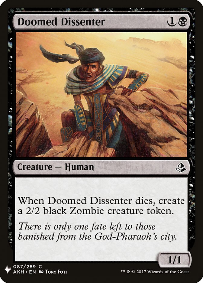 Doomed Dissenter [Mystery Booster] | Shuffle n Cut Hobbies & Games