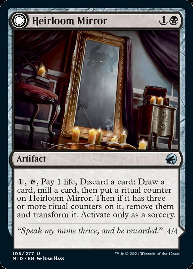 Heirloom Mirror // Inherited Fiend [Innistrad: Midnight Hunt] | Shuffle n Cut Hobbies & Games