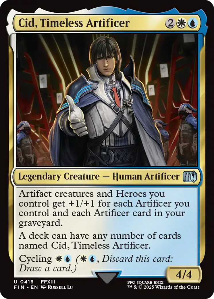 Cid, Timeless Artificer (0418) [FINAL FANTASY] | Shuffle n Cut Hobbies & Games