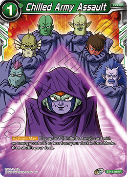 Chilled Army Assault (Rare) (BT13-089) [Supreme Rivalry] | Shuffle n Cut Hobbies & Games