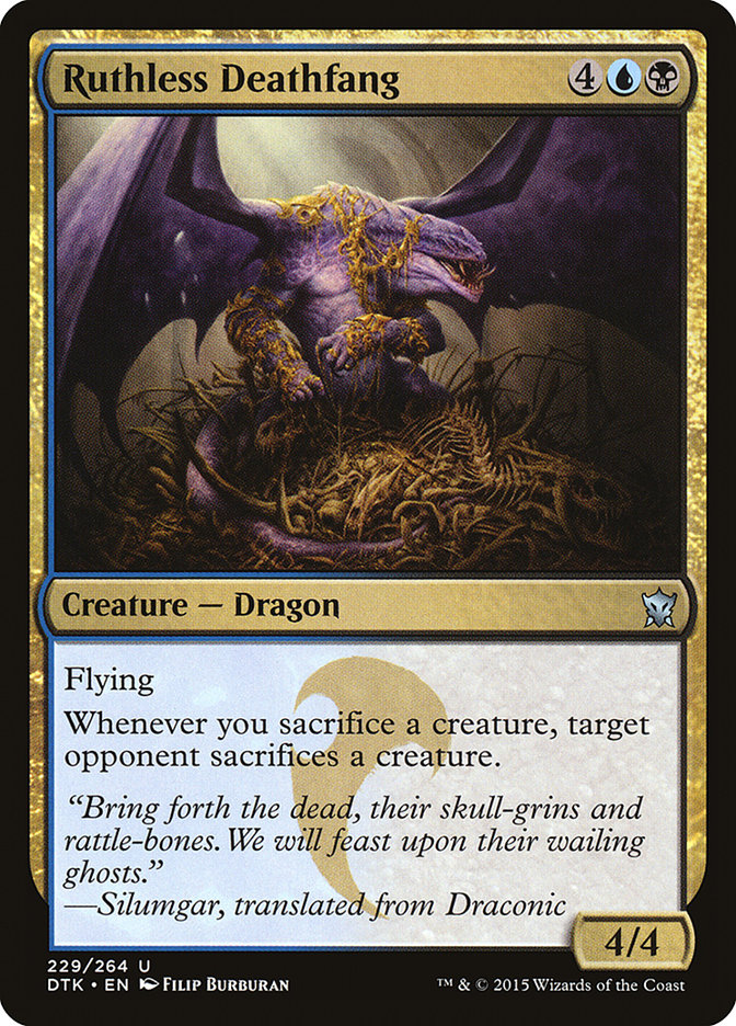 Ruthless Deathfang [Dragons of Tarkir] | Shuffle n Cut Hobbies & Games