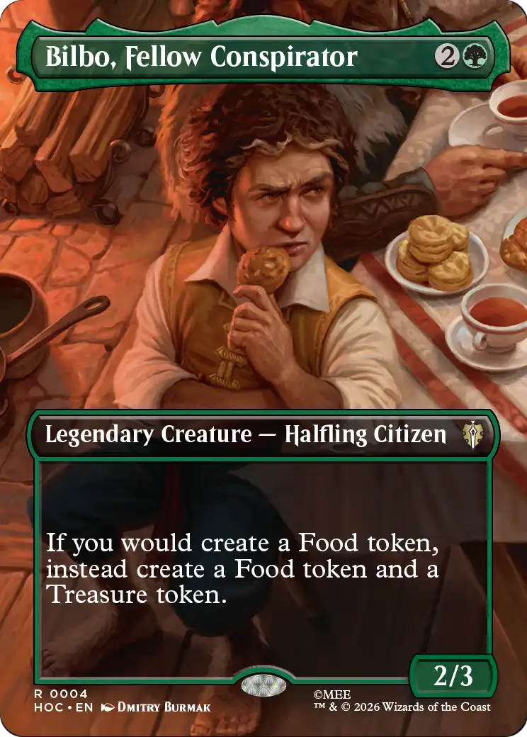 Bilbo, Fellow Conspirator (Borderless) [The Hobbit: Eternal-Legal] | Shuffle n Cut Hobbies & Games
