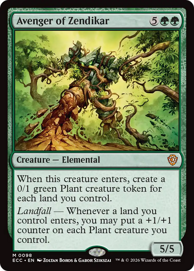 Avenger of Zendikar [Lorwyn Eclipsed Commander] | Shuffle n Cut Hobbies & Games
