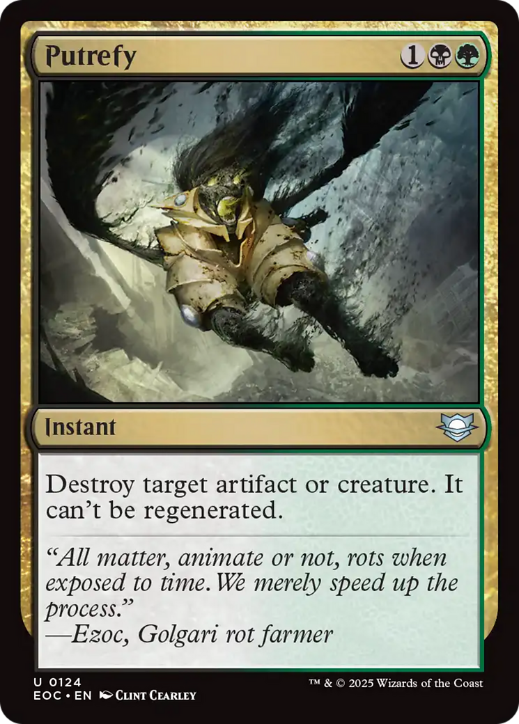 Putrefy [Edge of Eternities Commander] | Shuffle n Cut Hobbies & Games