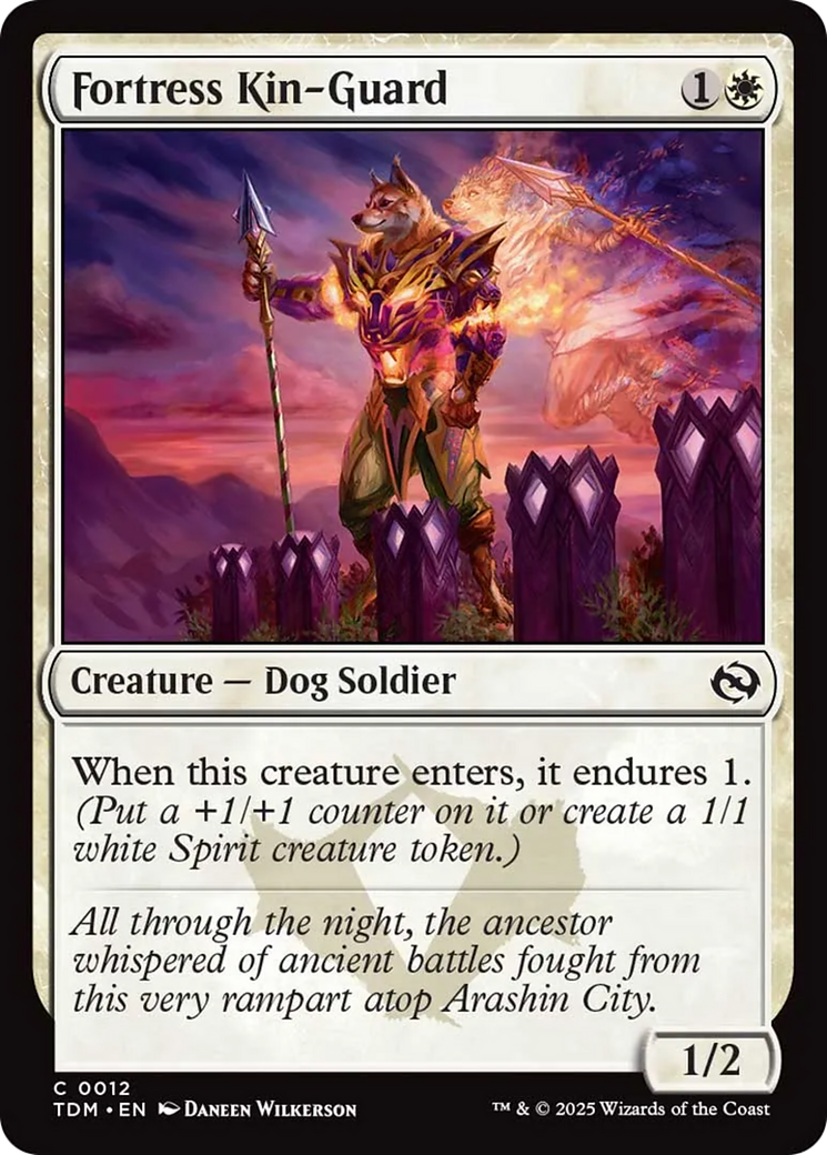 Fortress Kin-Guard [Tarkir: Dragonstorm] | Shuffle n Cut Hobbies & Games