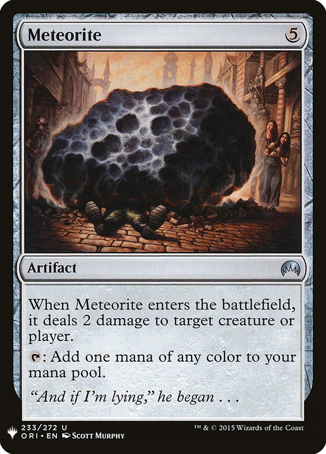 Meteorite [Mystery Booster] | Shuffle n Cut Hobbies & Games
