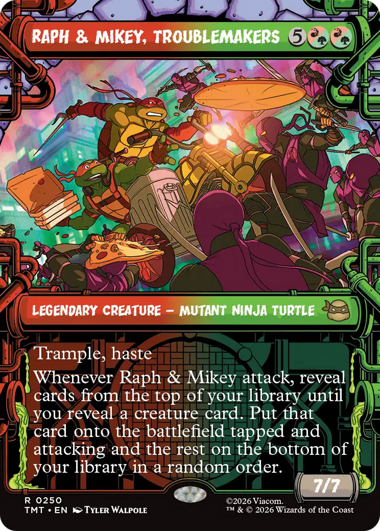 Raph & Mikey, Troublemakers (Showcase) [Teenage Mutant Ninja Turtles] | Shuffle n Cut Hobbies & Games